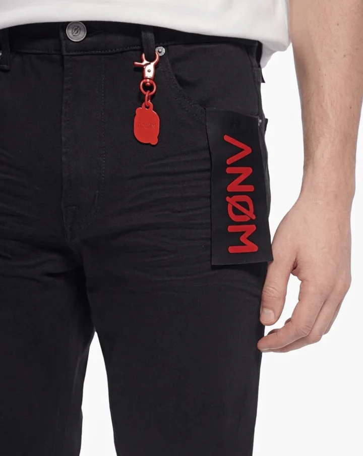 Anom “360 Skinny” Jet Black Jeans - Image 3