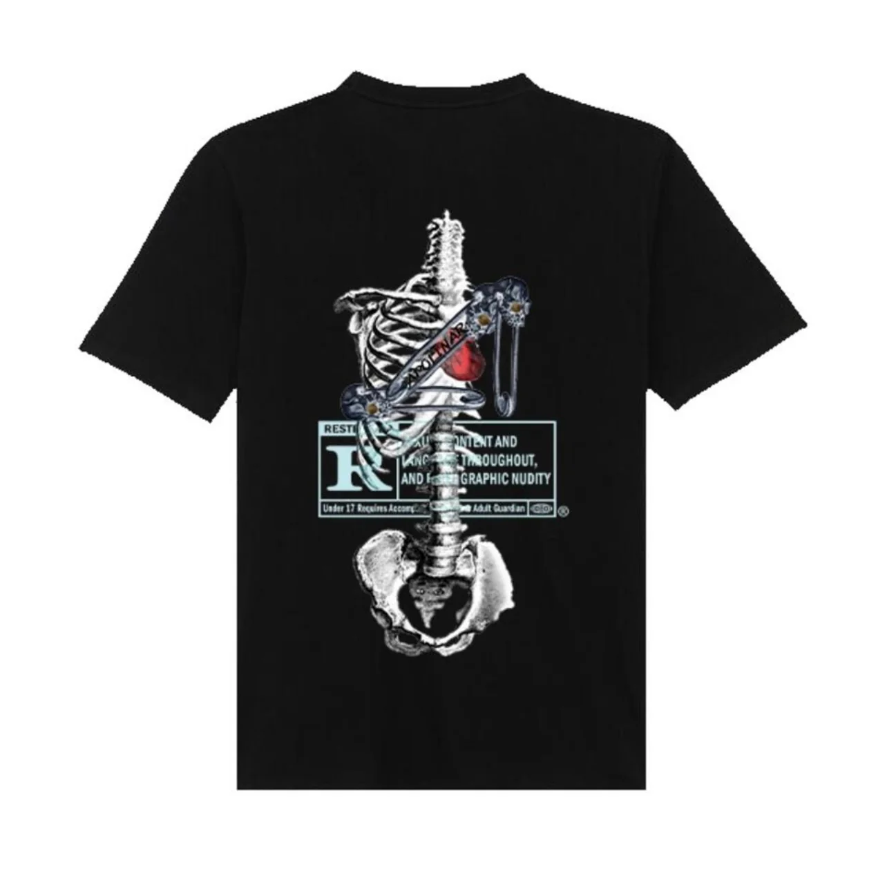 Apolinar Rated Black Tee - Image 2