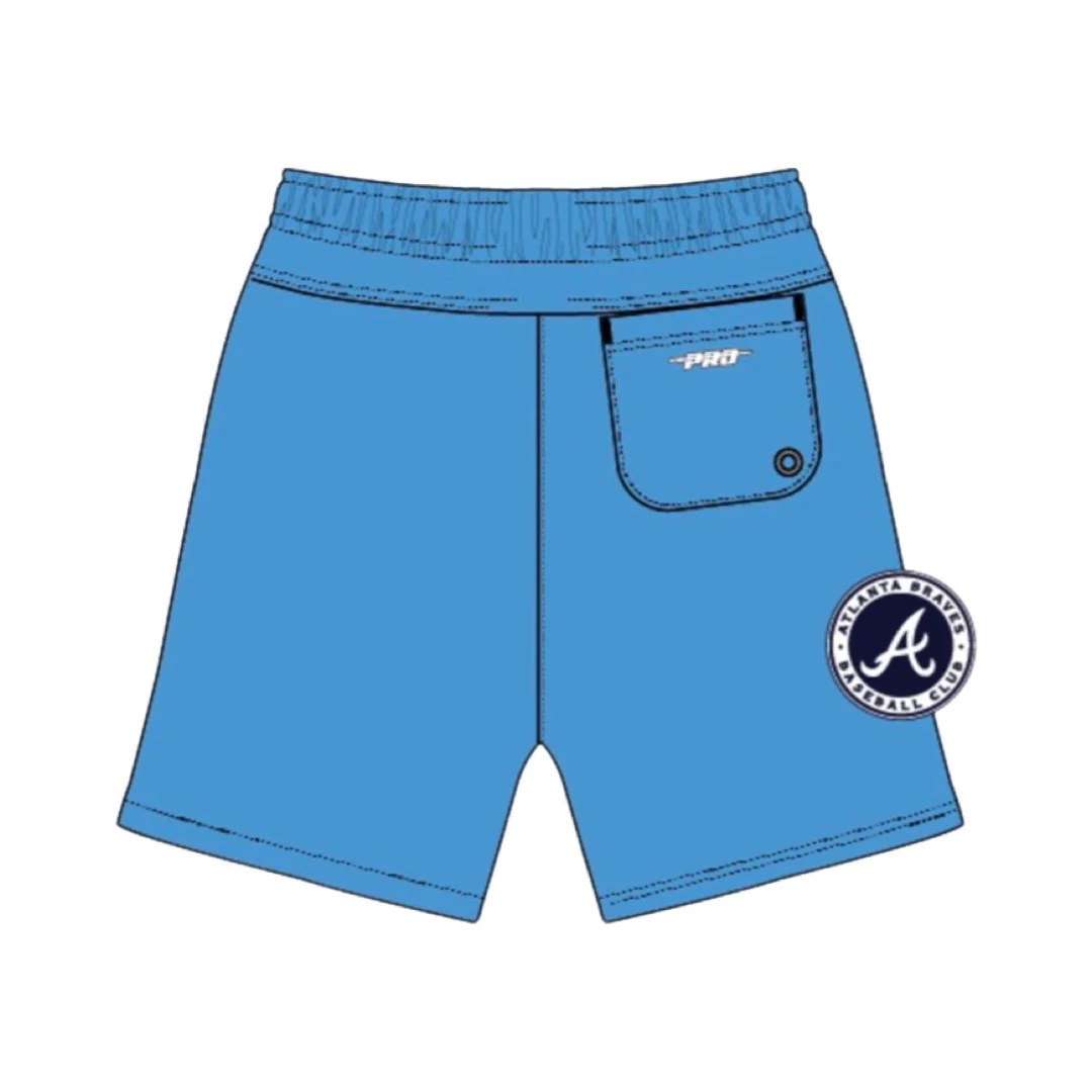 Atlanta Braves Classic Woven Short (University Blue) - Image 2