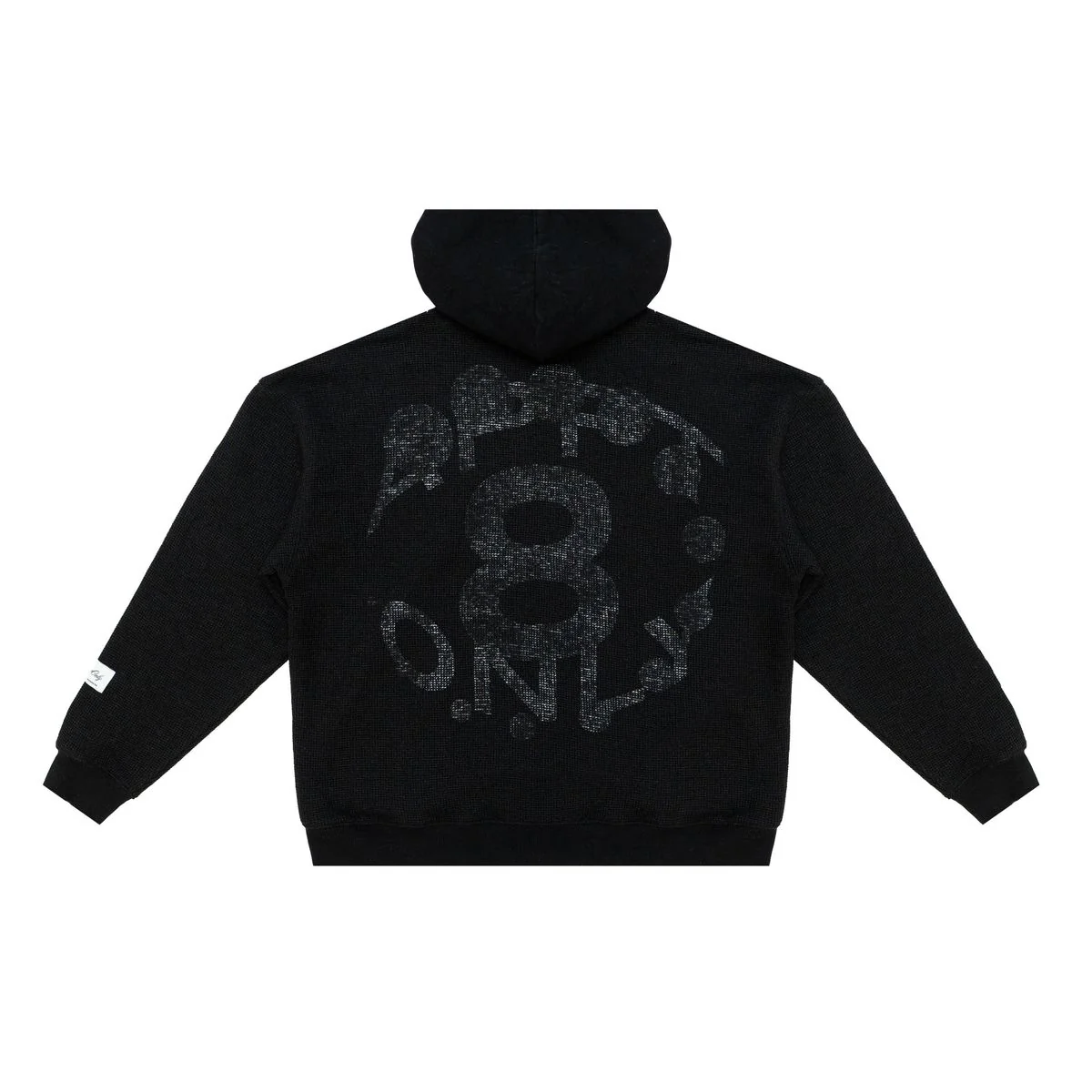 By Appt Only “Dusk Knitted” Overlay Hoodie - Image 2