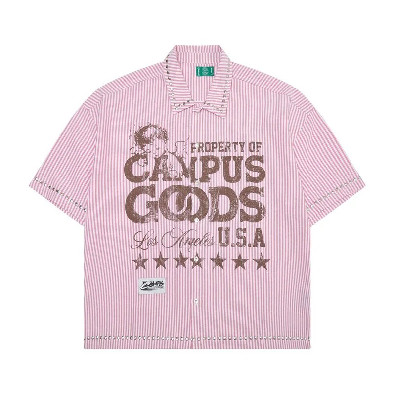 Campus “Seraph” Stripe Button-Up