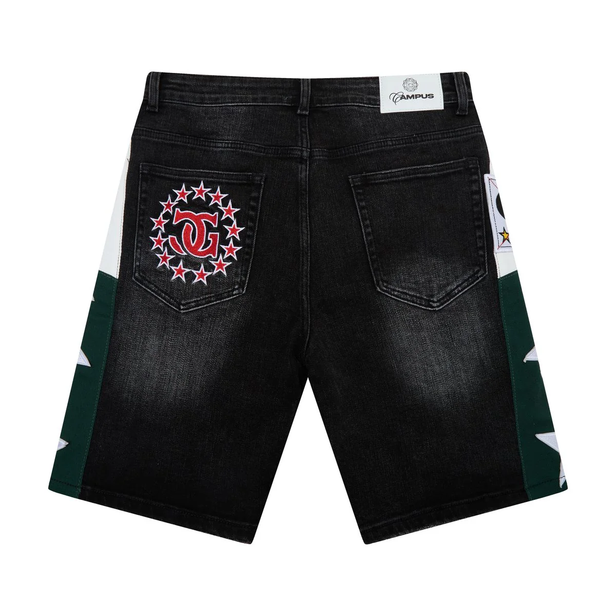 Campus “Valor” Black Denim Jorts - Image 3