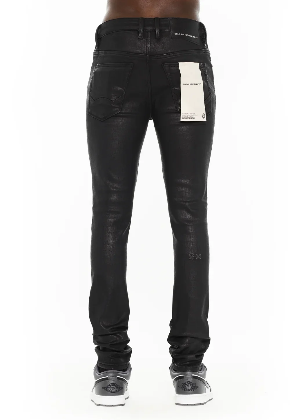 Cult “Black Coated” 601 Skinny Jeans - Image 2