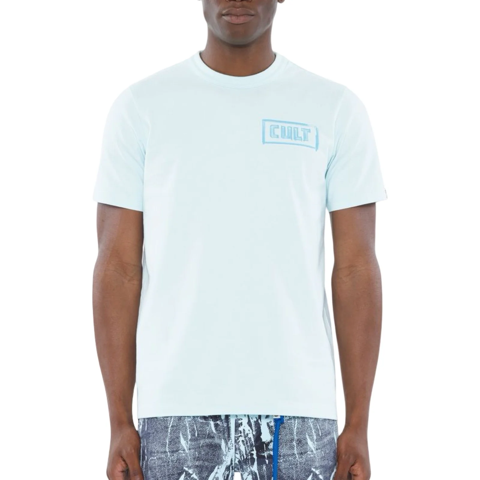 Cult “Stroke” Powder Blue Tee - Image 2