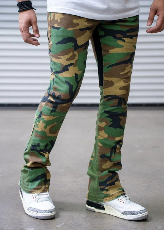 Damati Naqab Camo Stacked Jeans (DMT-24-005) - Image 2