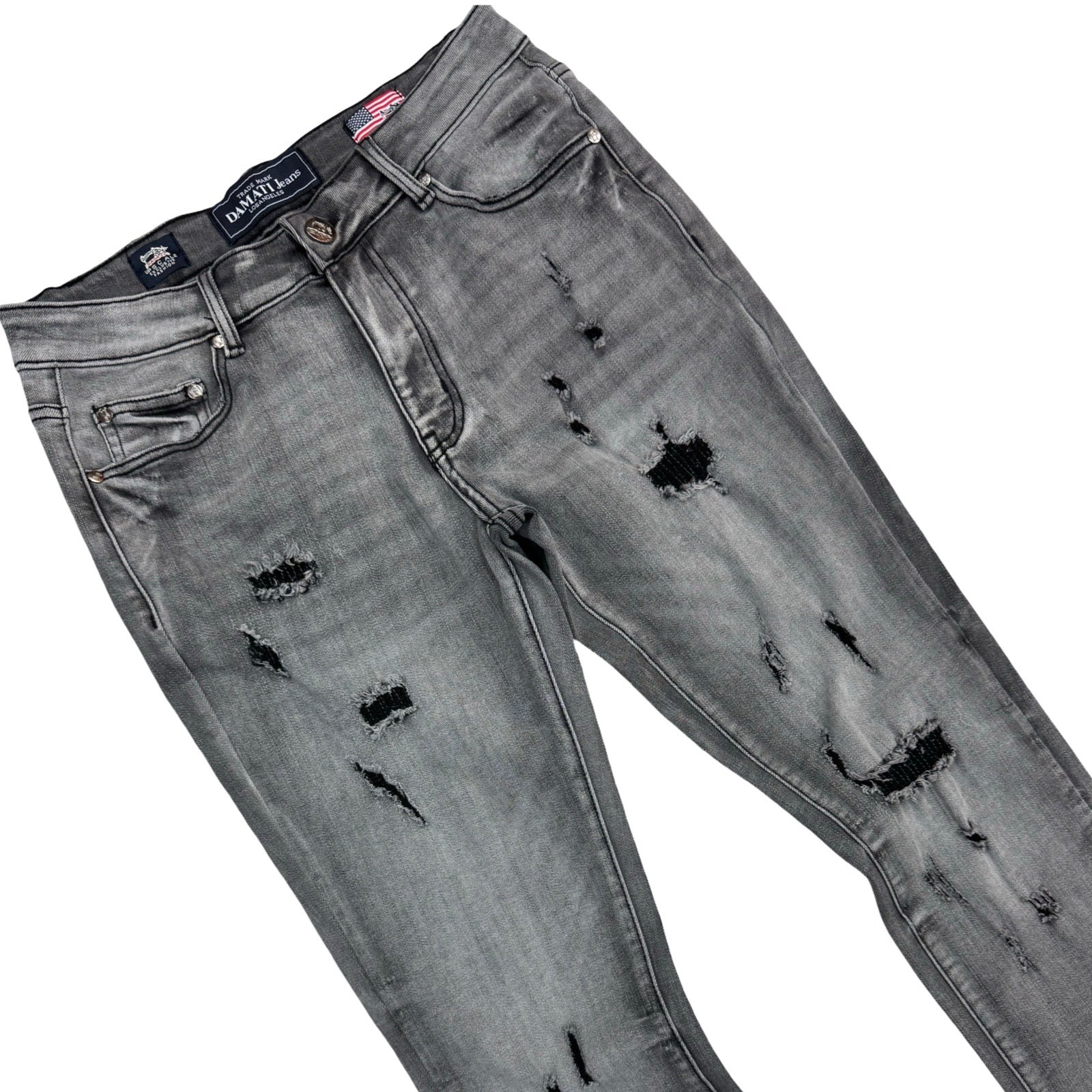 Damati Tuscany Dark Grey Jeans (DMT-211) - Image 2