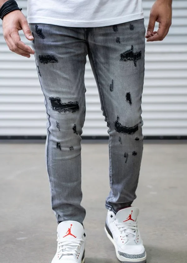 Damati Tuscany Light Grey Jeans (DMT-201) - Image 2