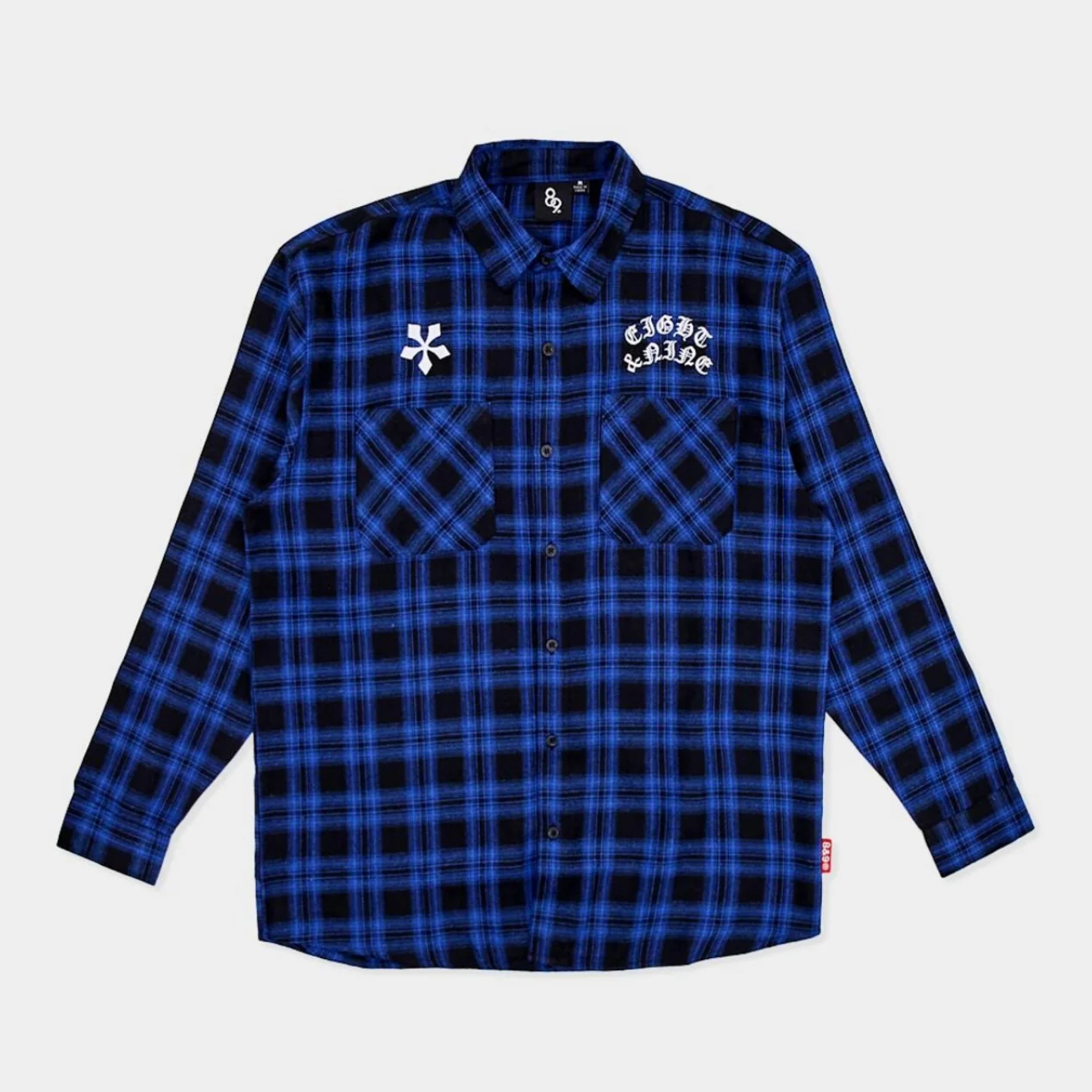 Eight & Nine Aves Blue Flannel - Image 2