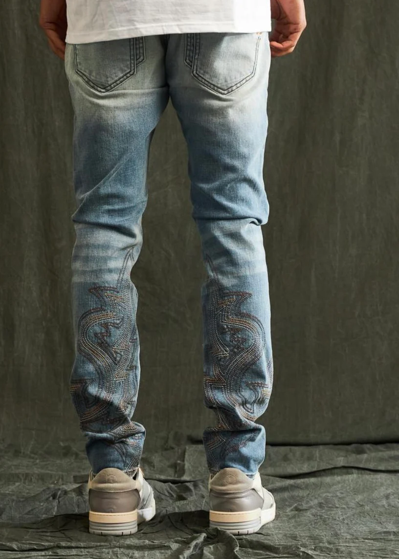 Embellish NYC Bert Light Stone Jeans (031) - Image 2