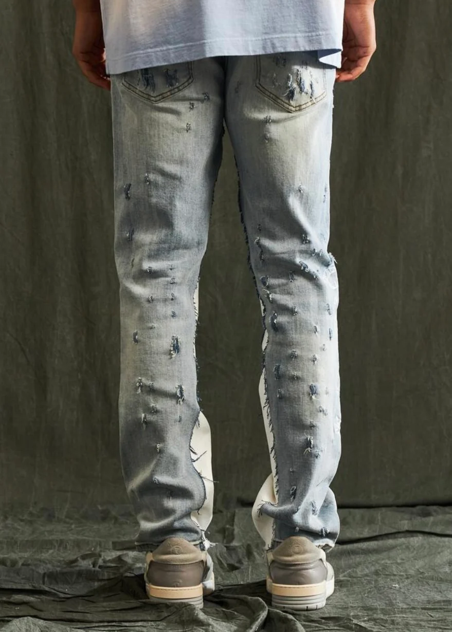 Embellish NYC Urie Embroidered Jeans (059) - Image 2