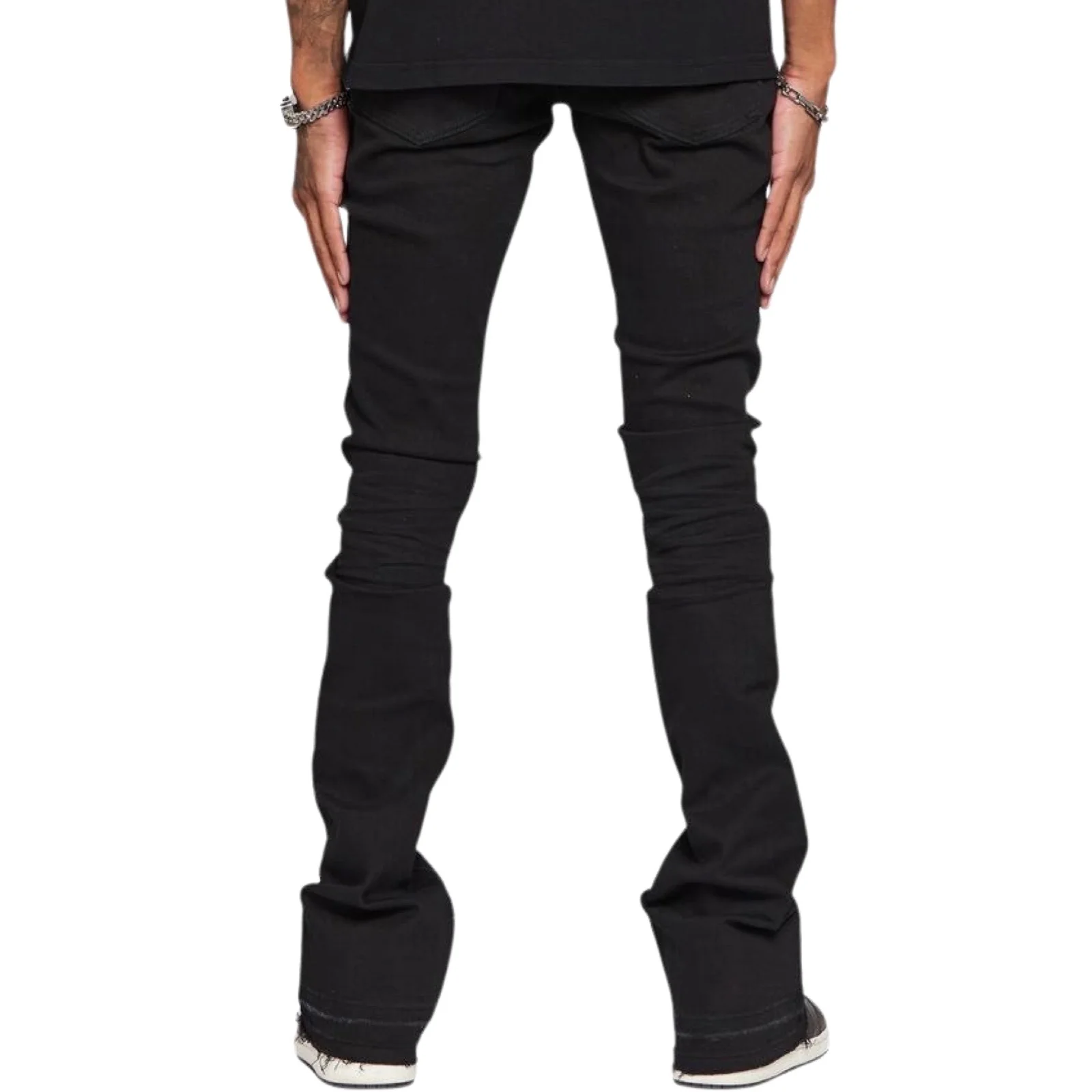 ESNTL Lab “Core Black” Stack Jeans - Image 2