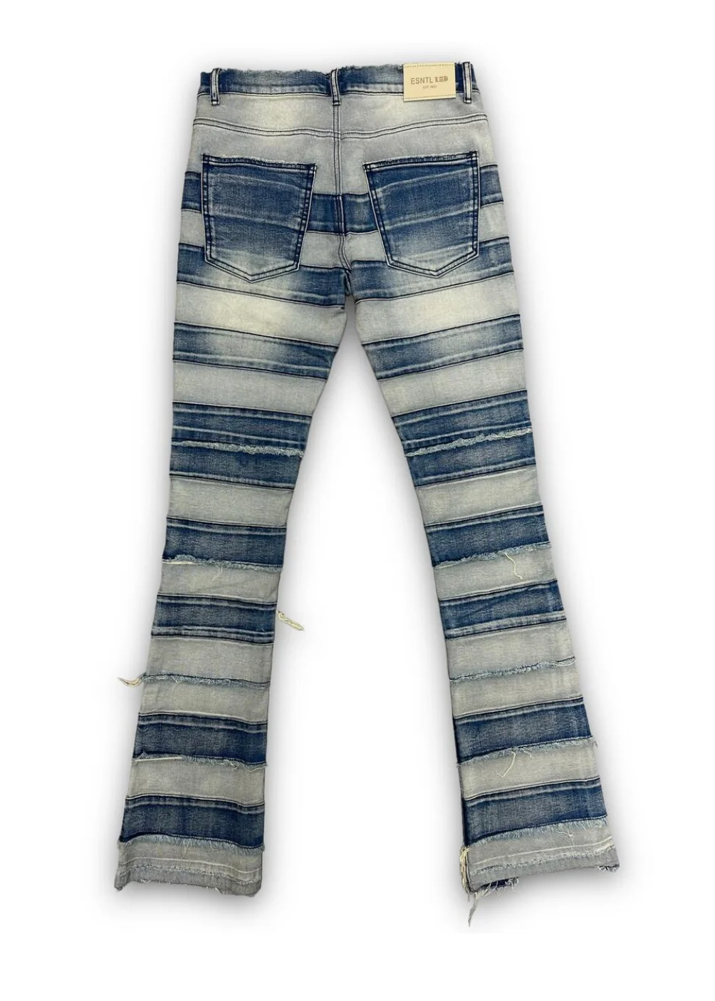 ESNTL Lab “Repeat” Light Wash Stacked Jeans - Image 2
