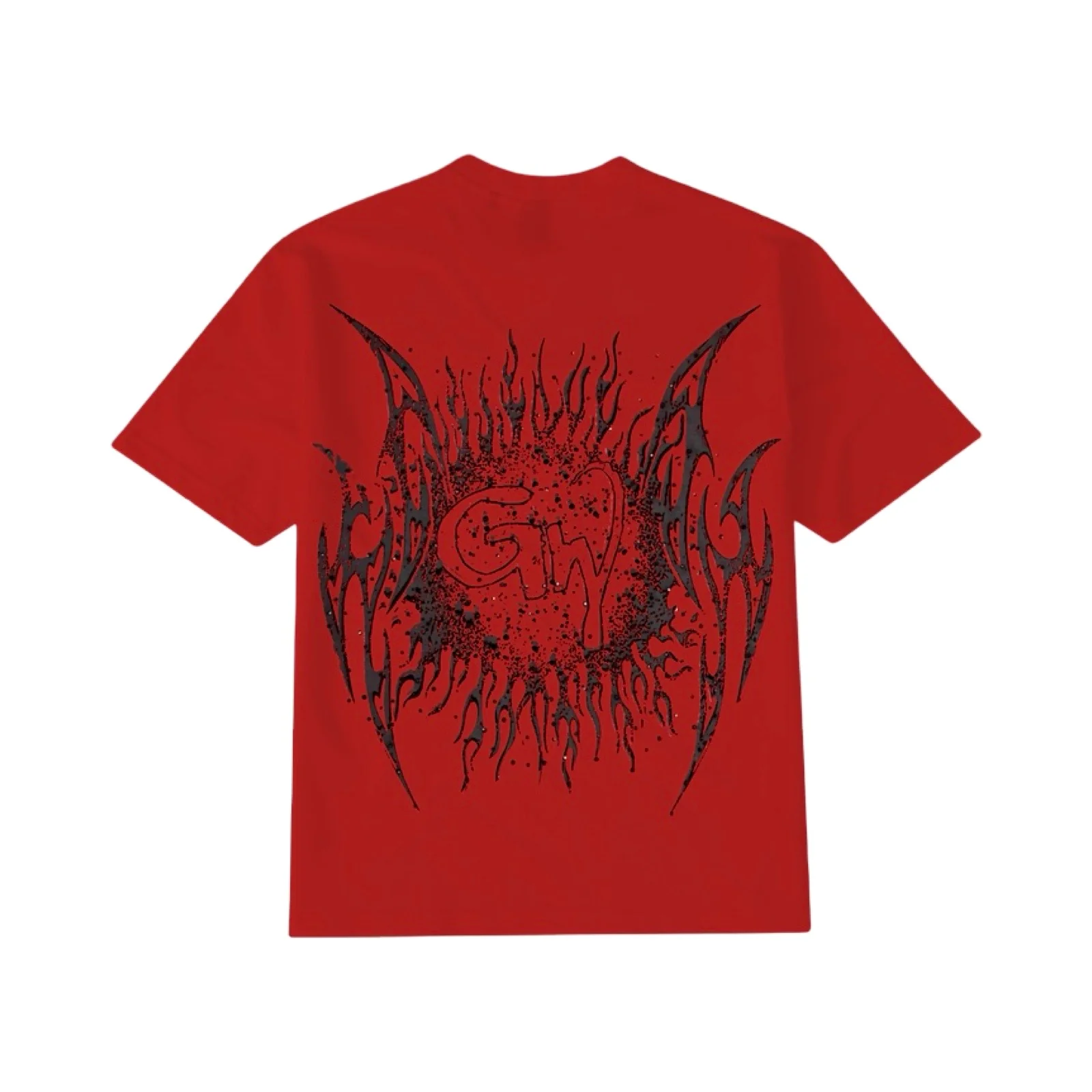 G West “Skeleton Body” Stones Red Tee - Image 2