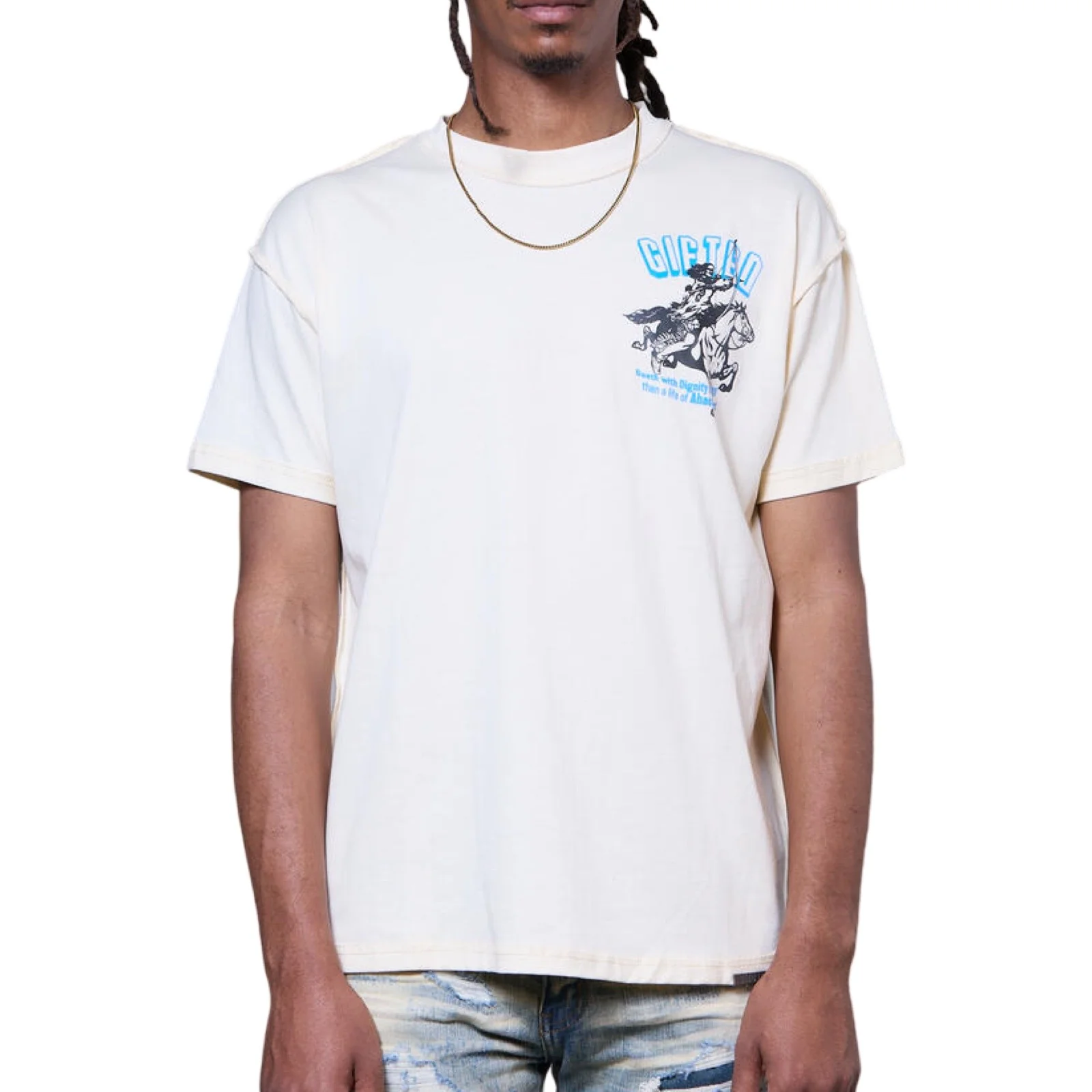 GFTD “Dignity” Bone Tee - Image 2