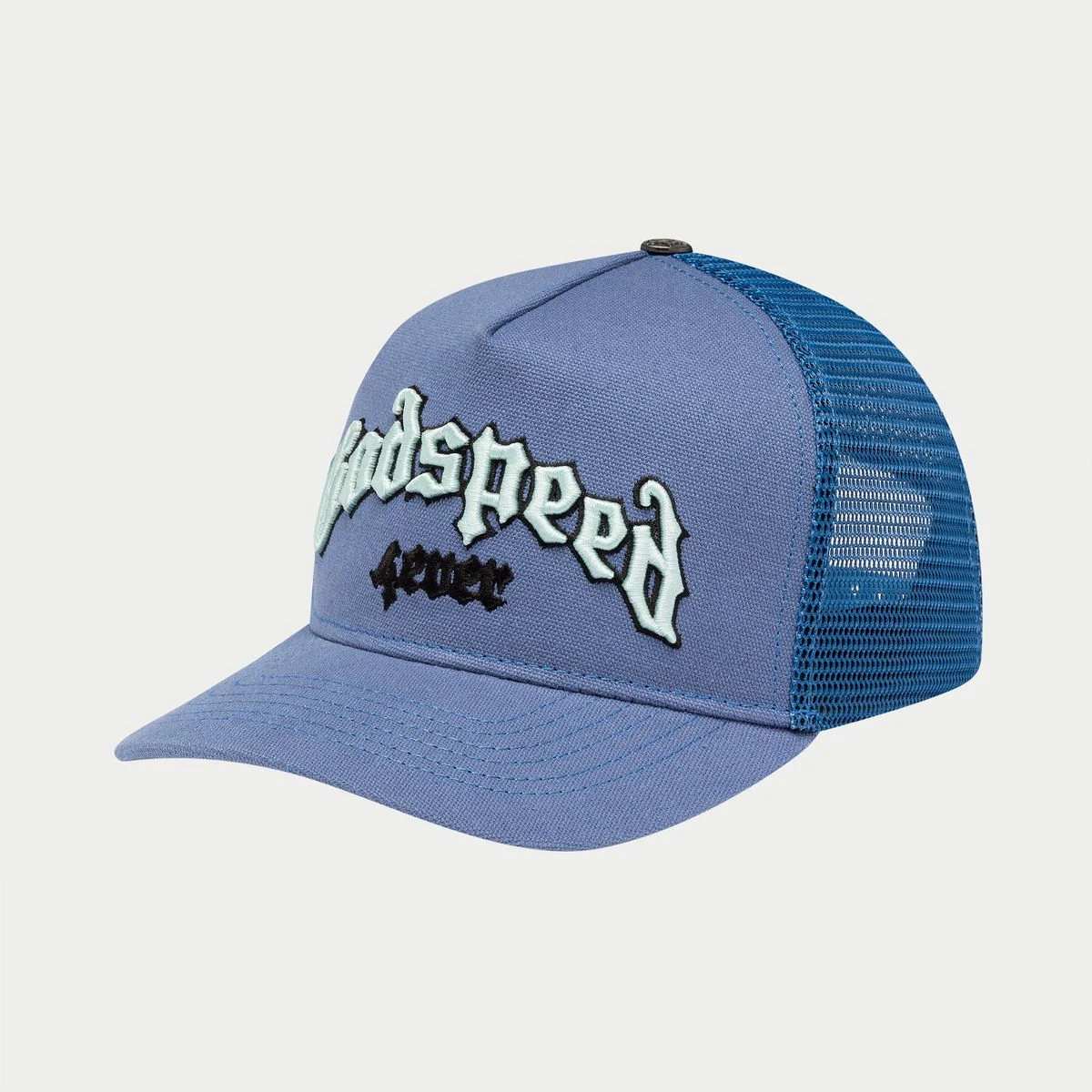 Godspeed “Forever” Triple Blue Trucker Hat - Image 3