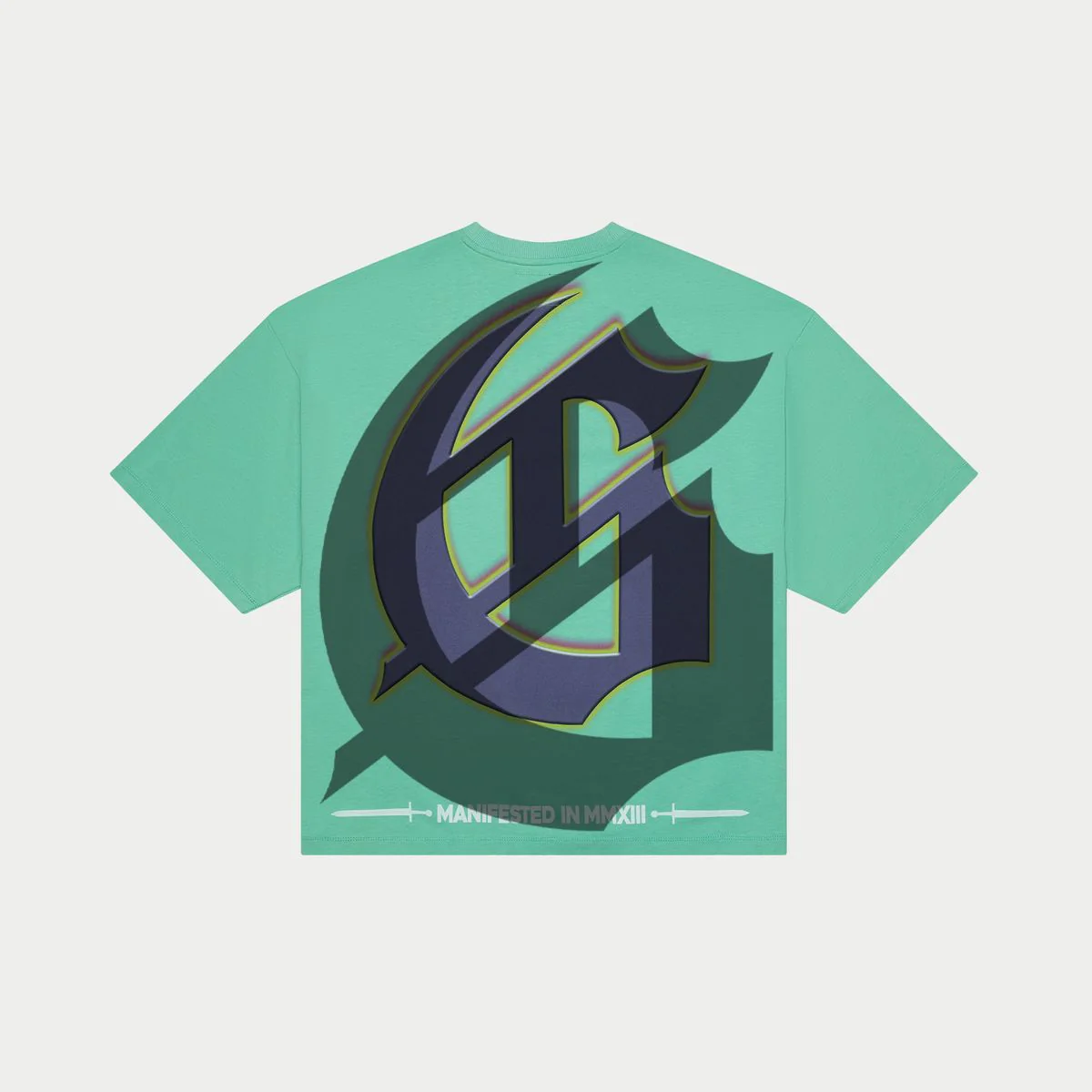 Godspeed “Man In The Mirror” Teal Tee - Image 3