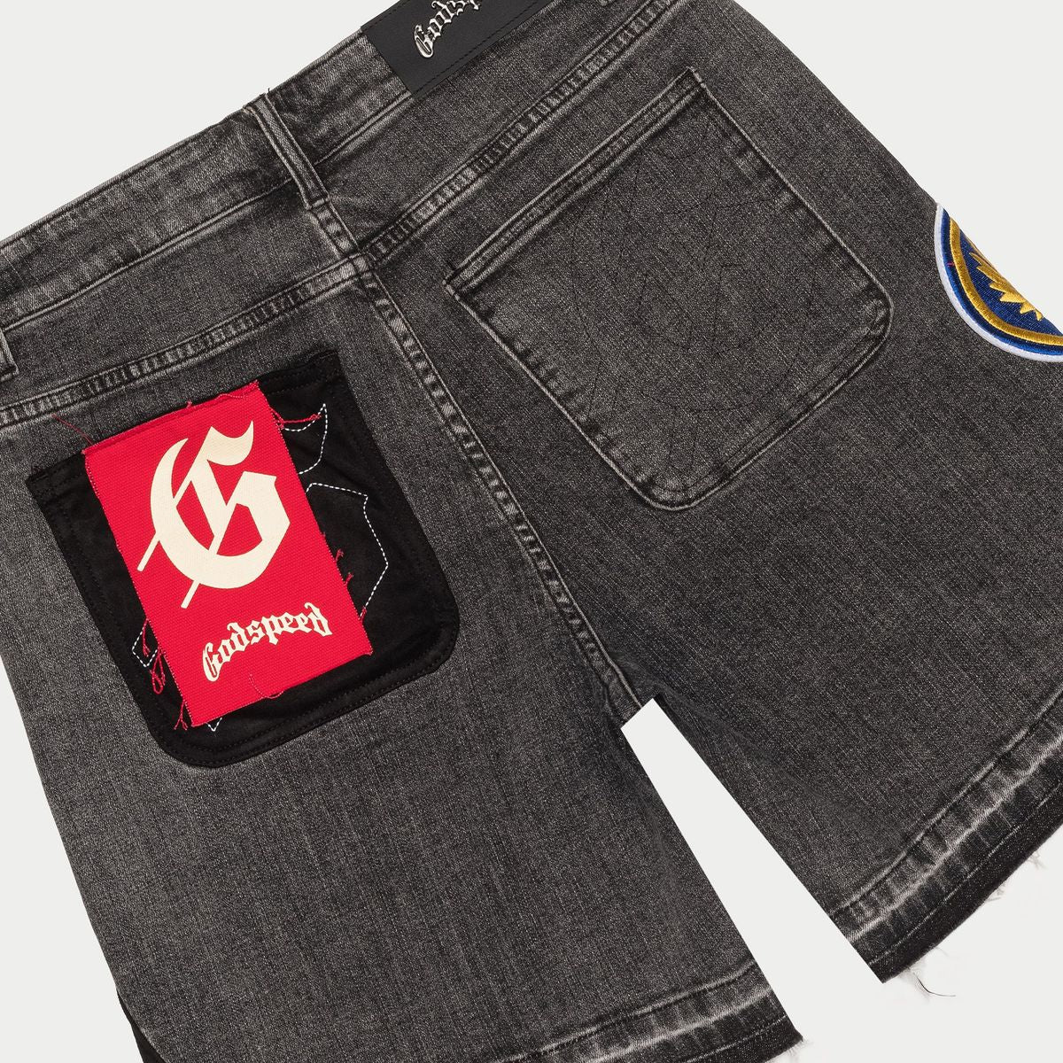 Godspeed “Patchwork V2” Grey Shorts - Image 3