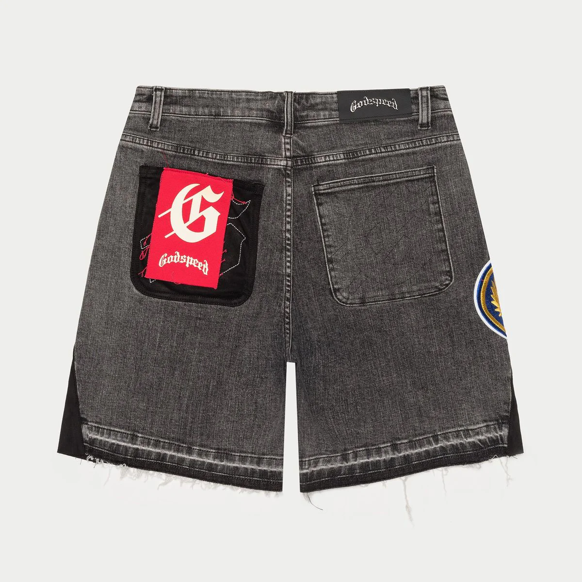Godspeed “Patchwork V2” Grey Shorts - Image 4