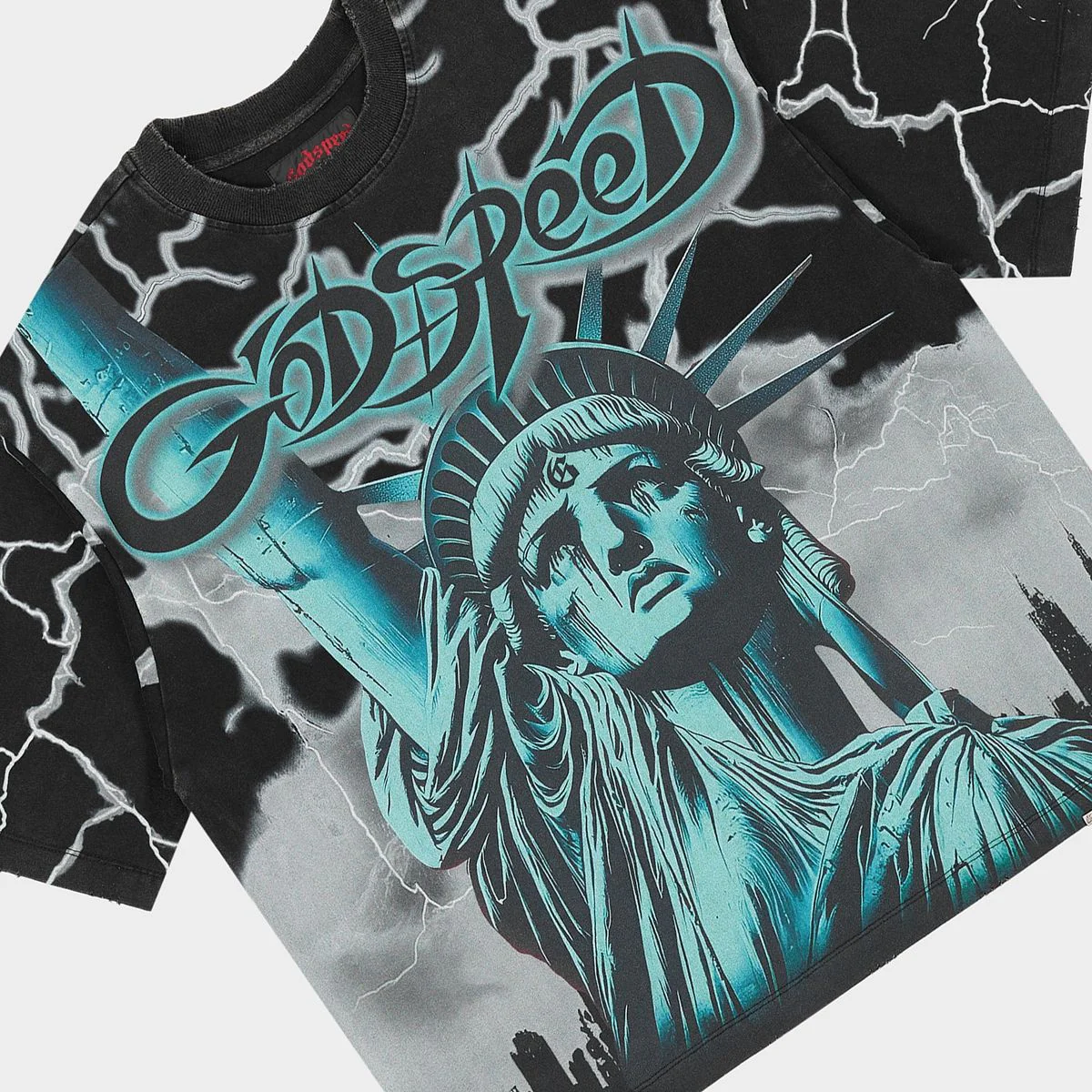Godspeed “Voltage” Wolf Grey Tee - Image 2