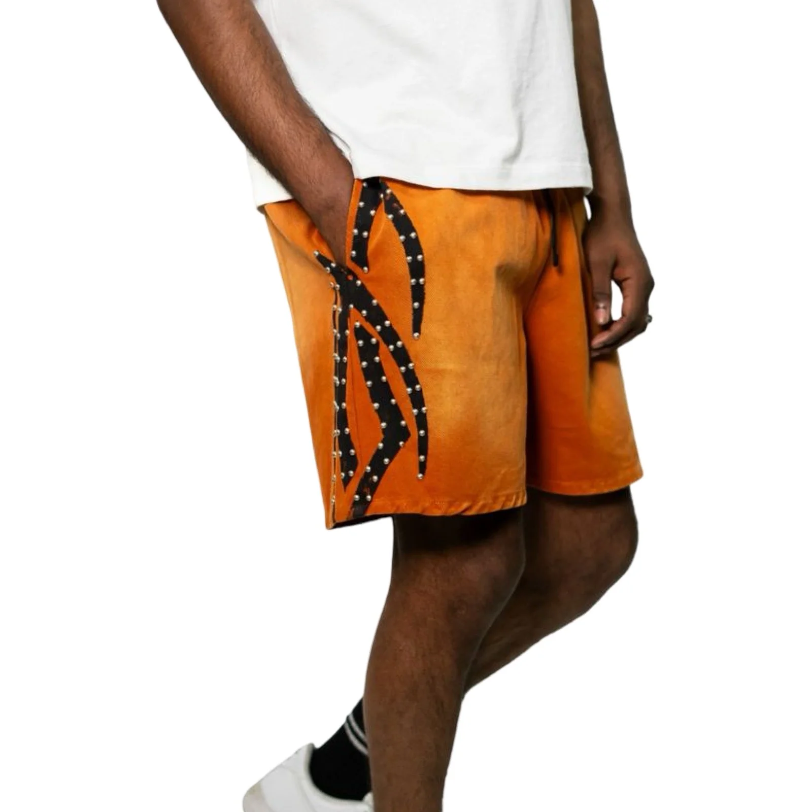 Golden “Summer Shorts” Spider Diamond Shorts - Image 3