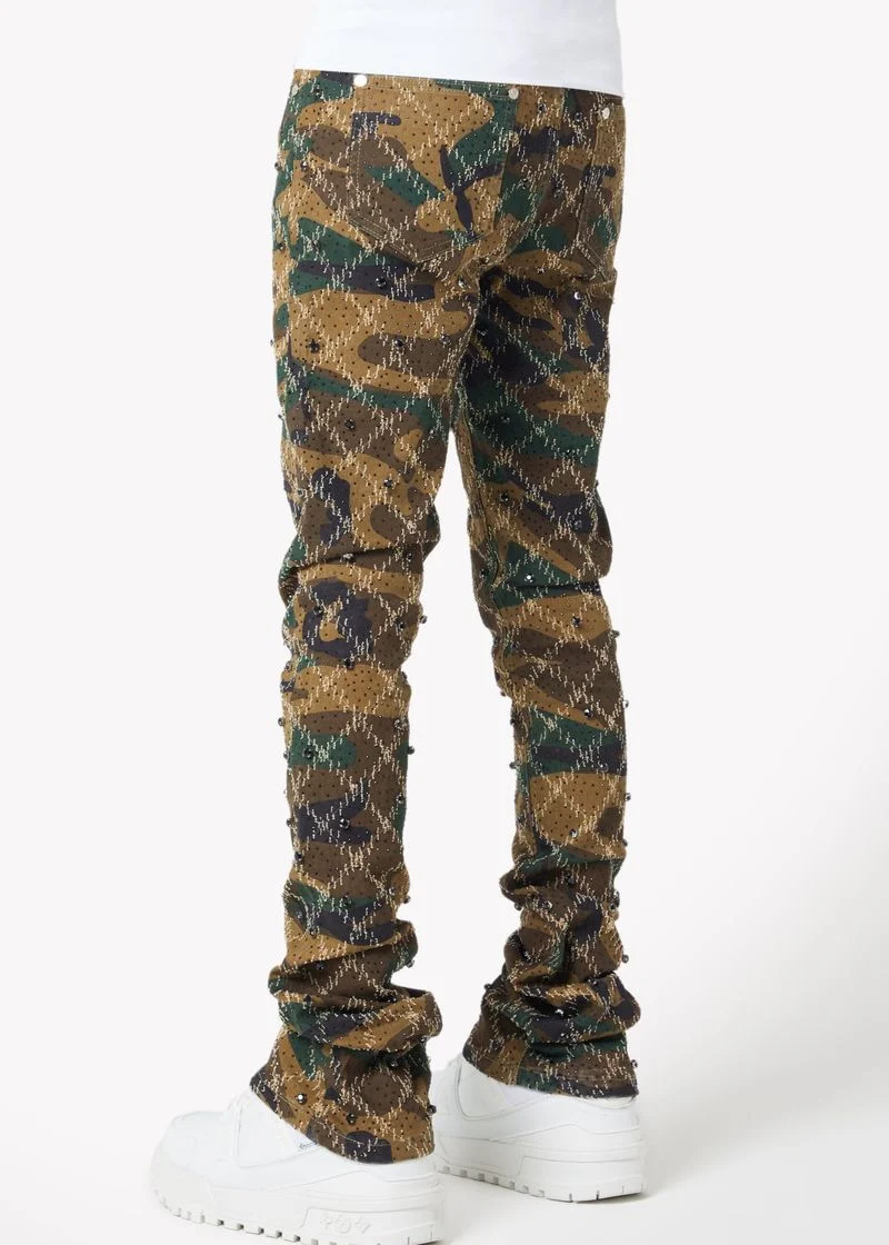 Guapi Camo Embellished Jeans - Image 2