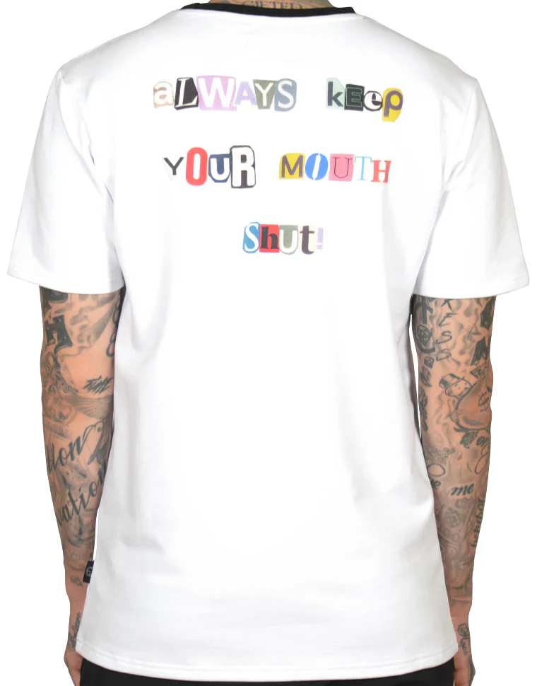 Hideout Never Rat Pocket Tee (White) - Image 2