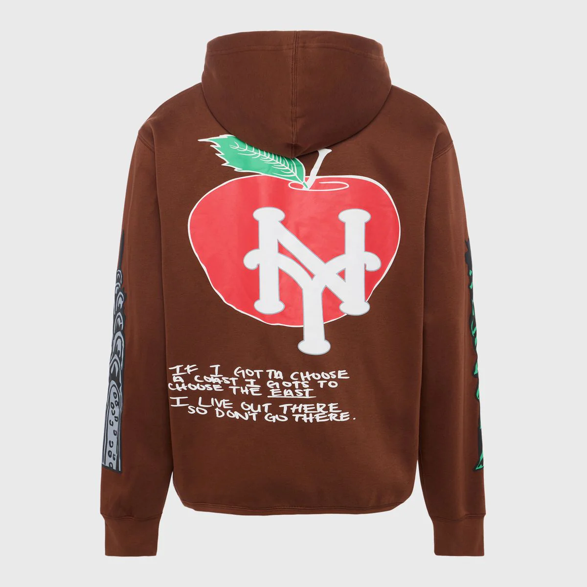 Homme Femme Cali To Nyc Chocolate Hoodie - Image 2