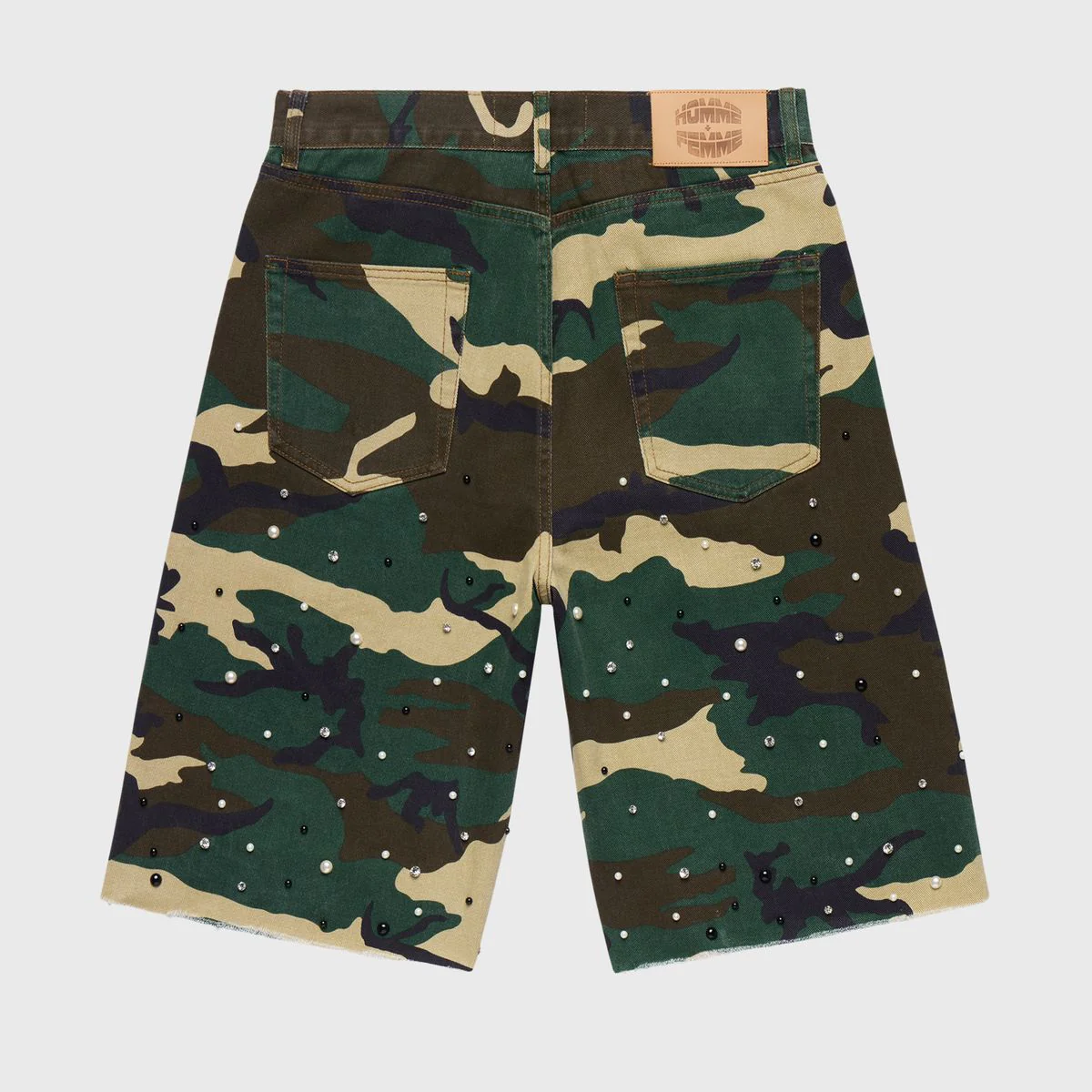 Homme Femme “Camo Gemstone” Shorts - Image 3