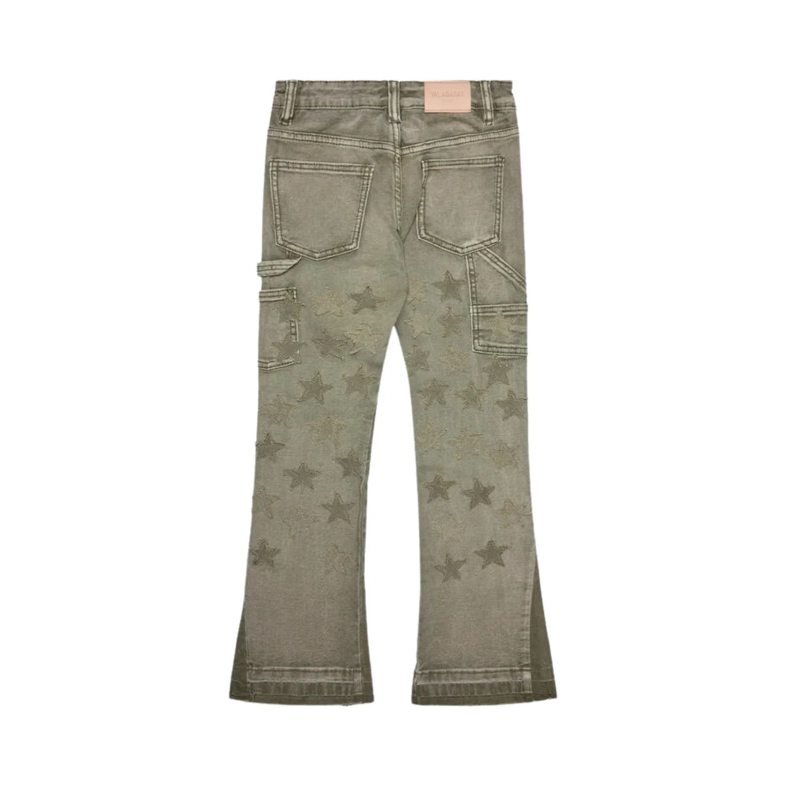 Kids Valabasas VPlay Olive Stacked Jeans - Image 2