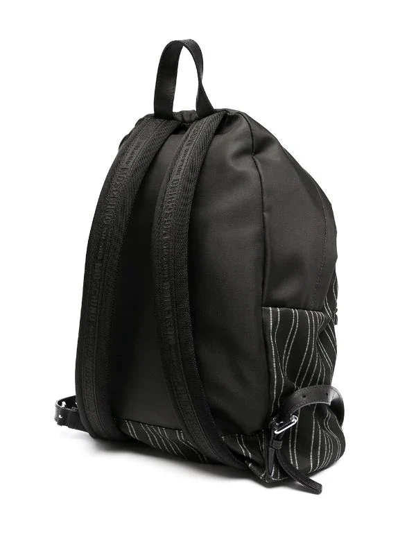 Logo Patch Striped Backpack - Image 2