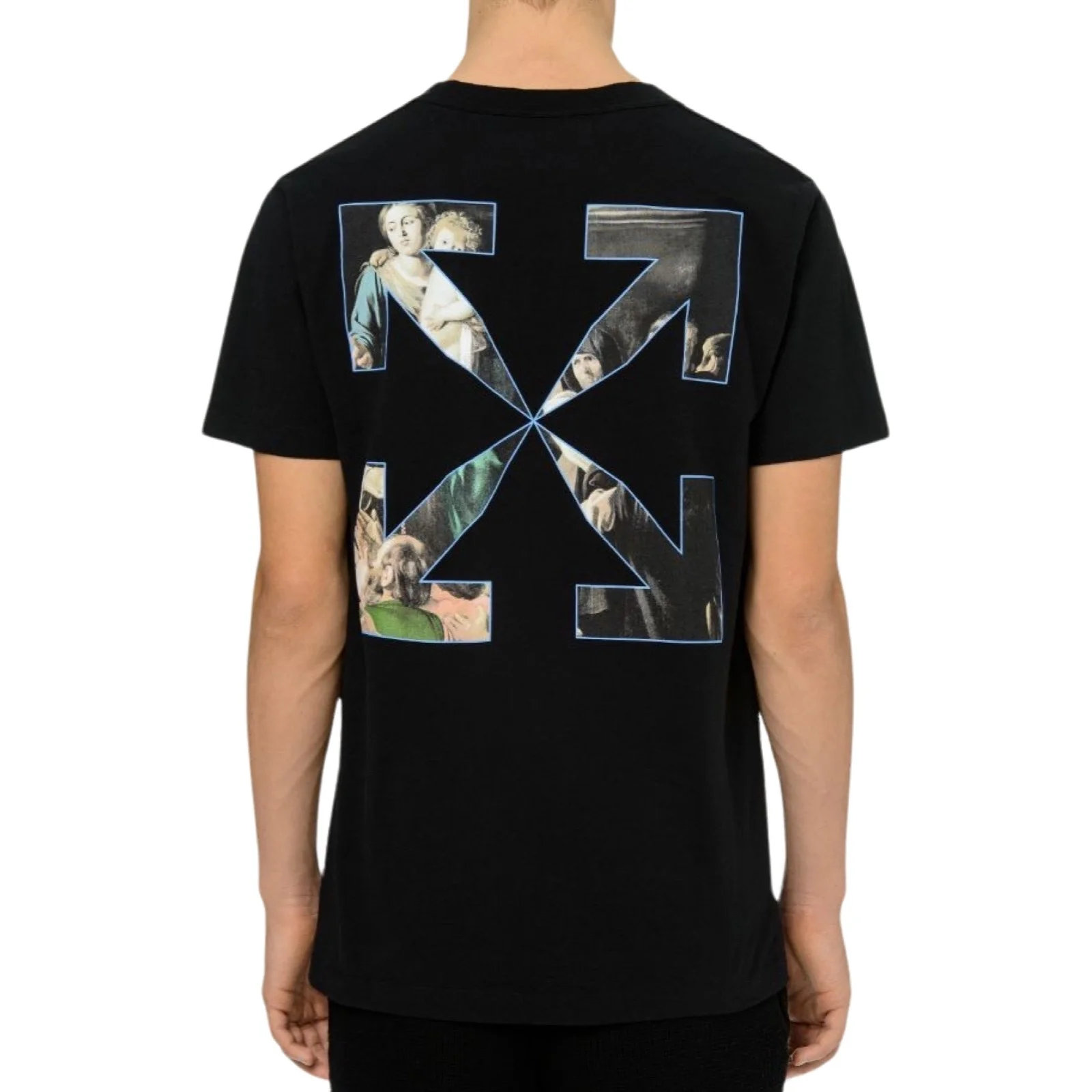 Off White Caravaggio Panting Black Tee - Image 2