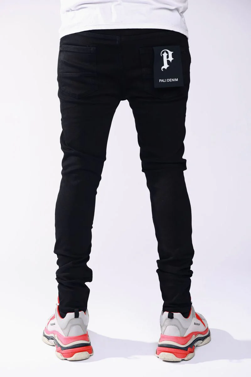 Pali “Dark Black” Wash Jeans (PL011) - Image 3