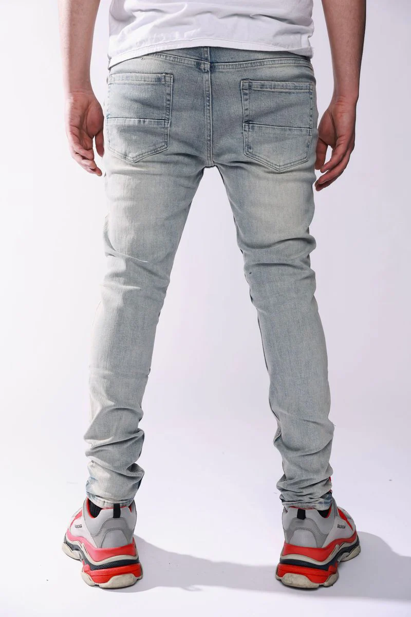 Pali “Khaki Blue” Wash Jeans (001) - Image 3