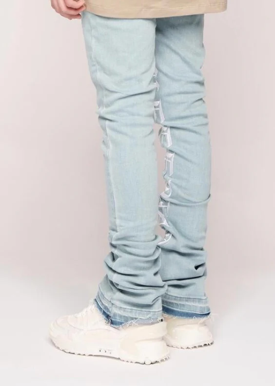 Pheelings “Against All Odds” Medium Blue Stacked Jeans - Image 2