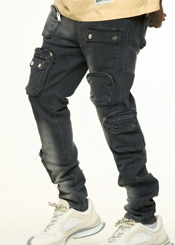 Pheelings “Lucid Dreams” Black Cargo Skinny Jean - Image 2