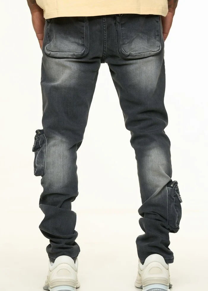 Pheelings “Lucid Dreams” Black Cargo Skinny Jean - Image 3