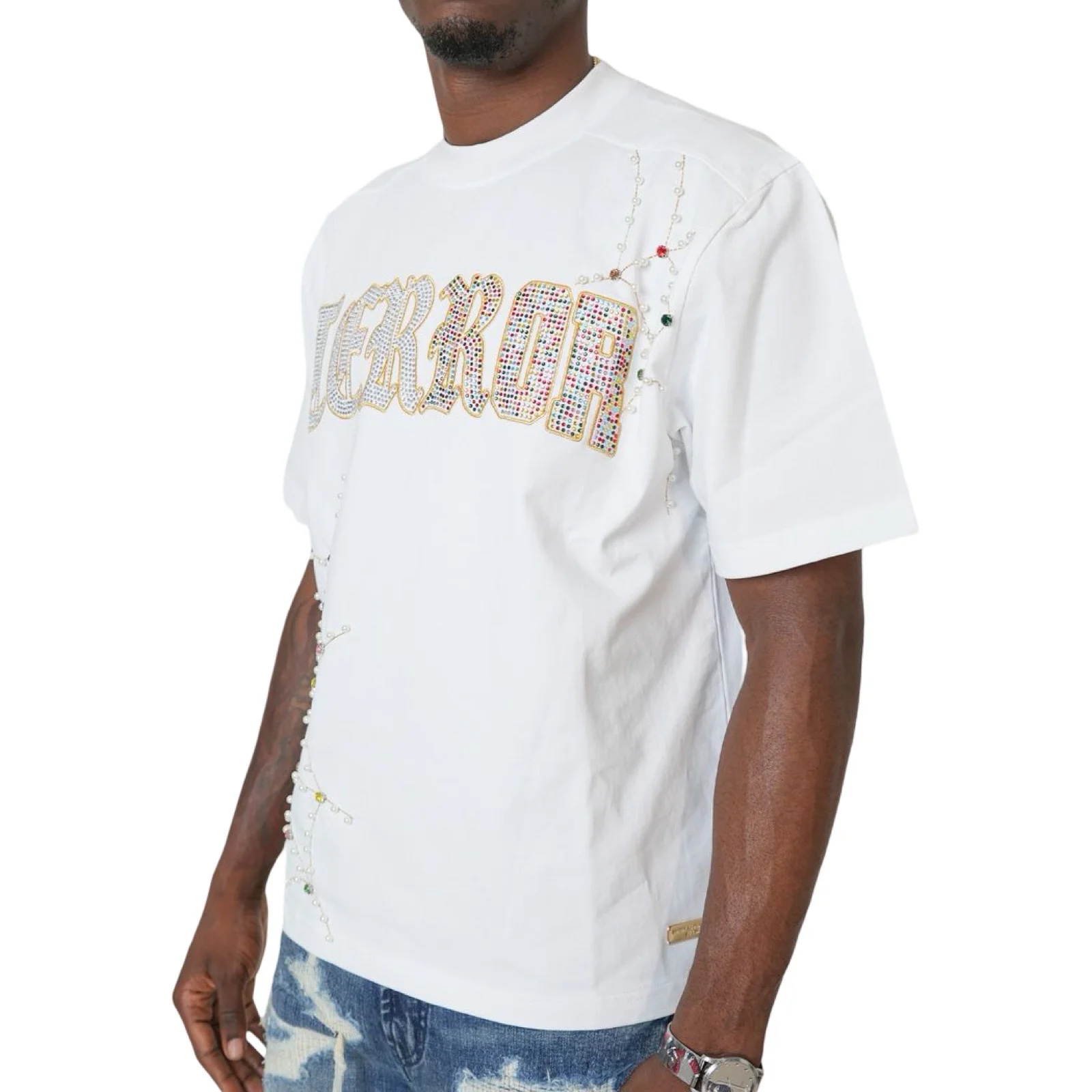 Preme “Spider” Stones White Tee - Image 2