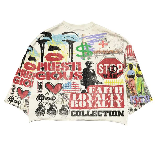 Prestige “Street Rebels” Cream Tee - Image 2