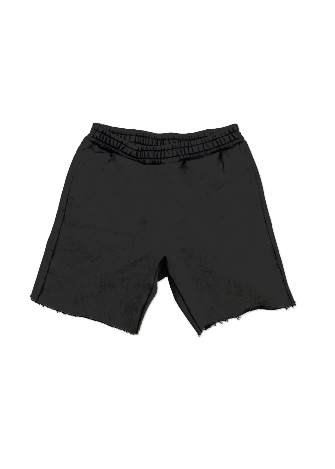 Purple Brand French Terry Dark Grey Red Stencil Shorts - Image 2