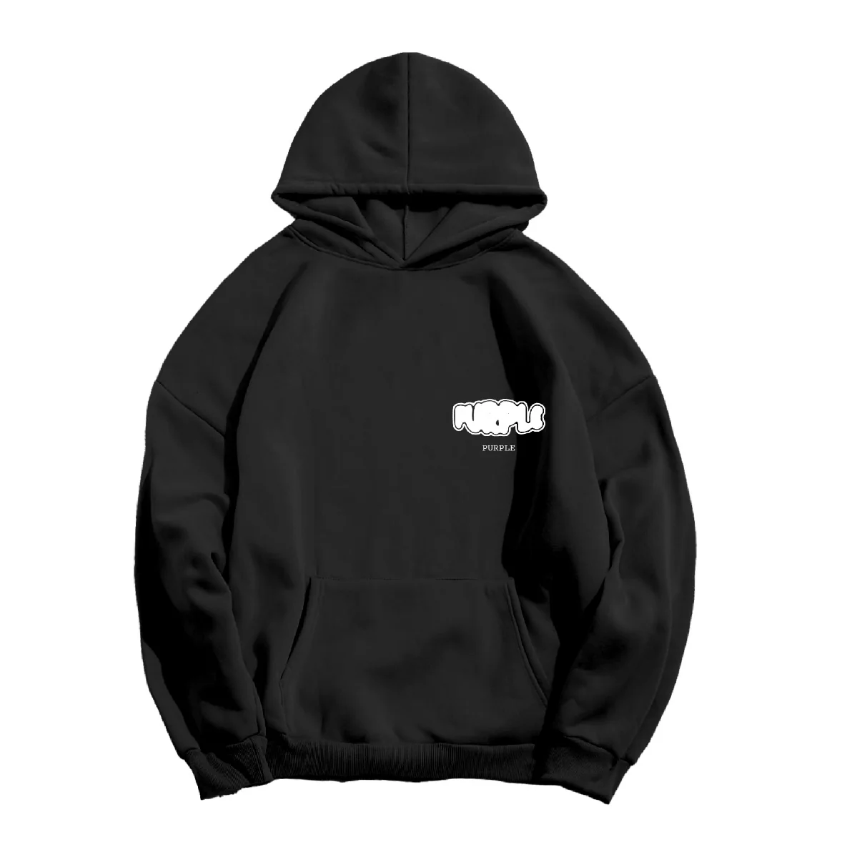 Purple Brand French Terry Lime Logo Hoodie - Image 2