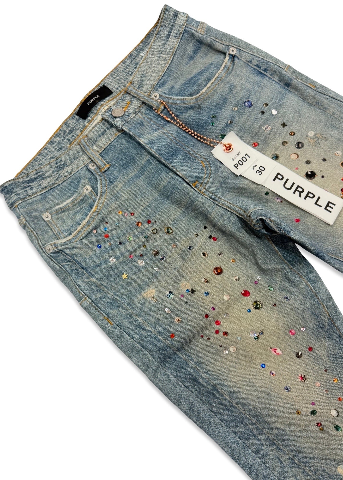 Purple Brand “Jewel” Light Indigo Jeans - Image 2