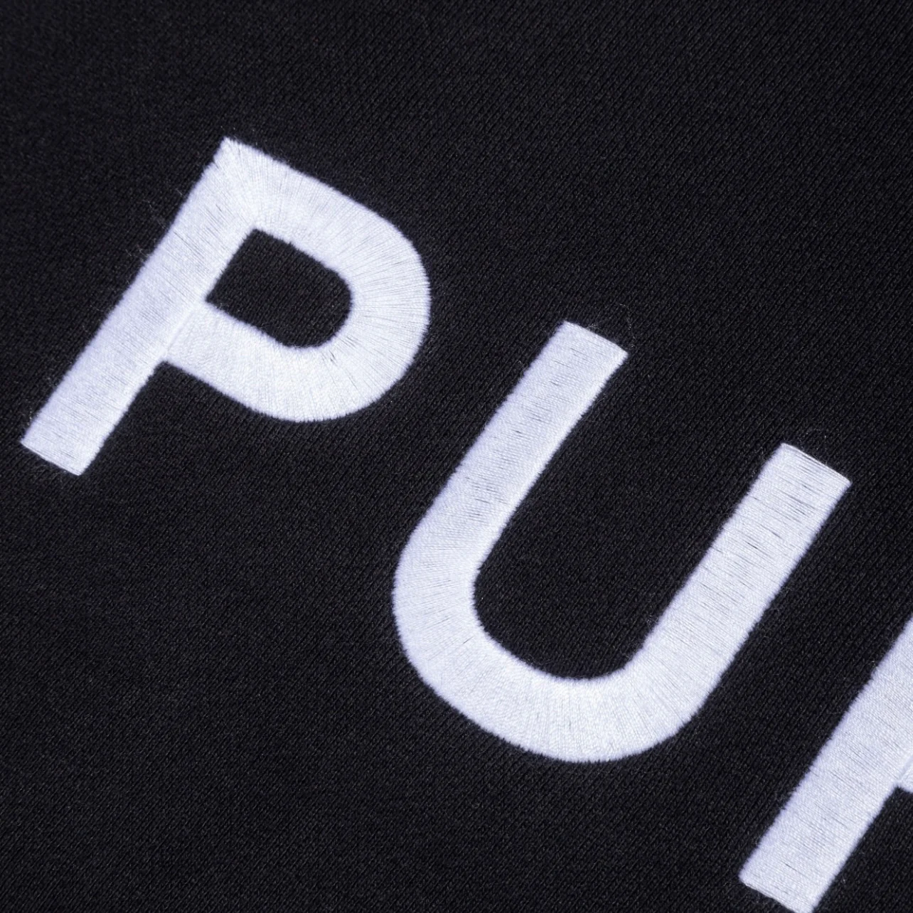 Purple Brand Logo Black Sweater - Image 2