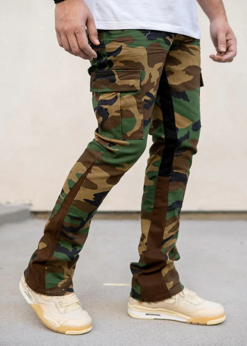 Reelistik Green Army Stacked Jeans (RST5001) - Image 3