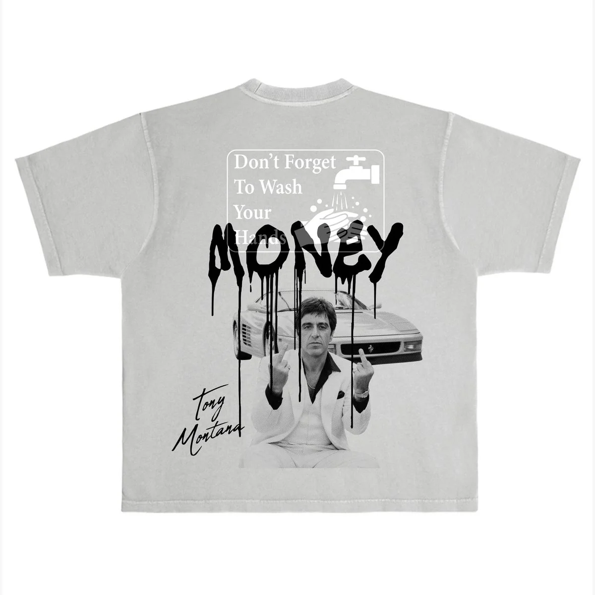 Rich Idols “Don’t Forget” Grey Tee - Image 2