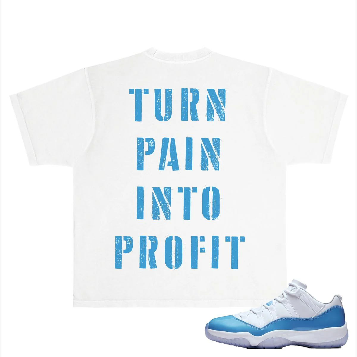 Rich Idols “Turn Pain” White Tee