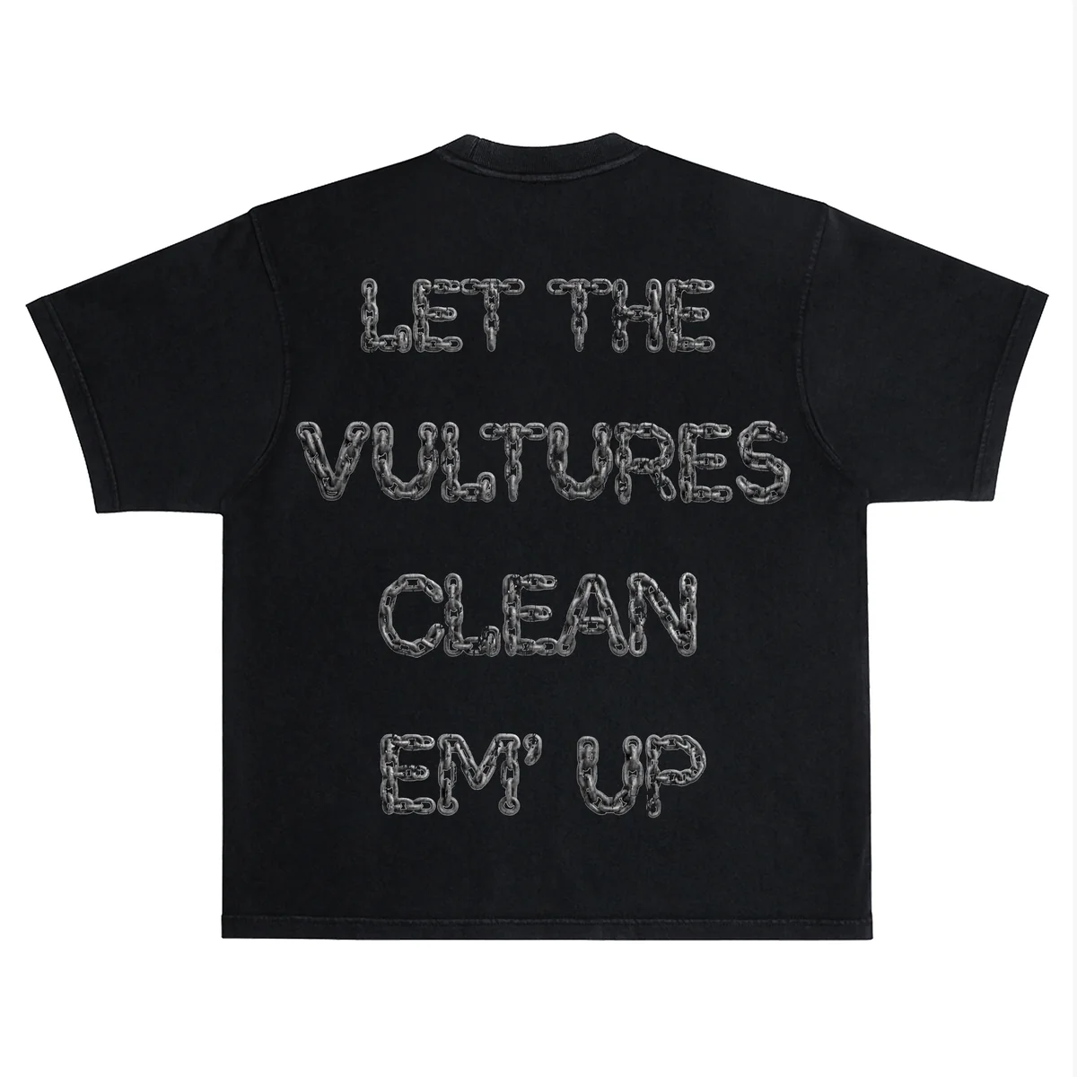 Rich Idols “Vultures” Black Tee - Image 2