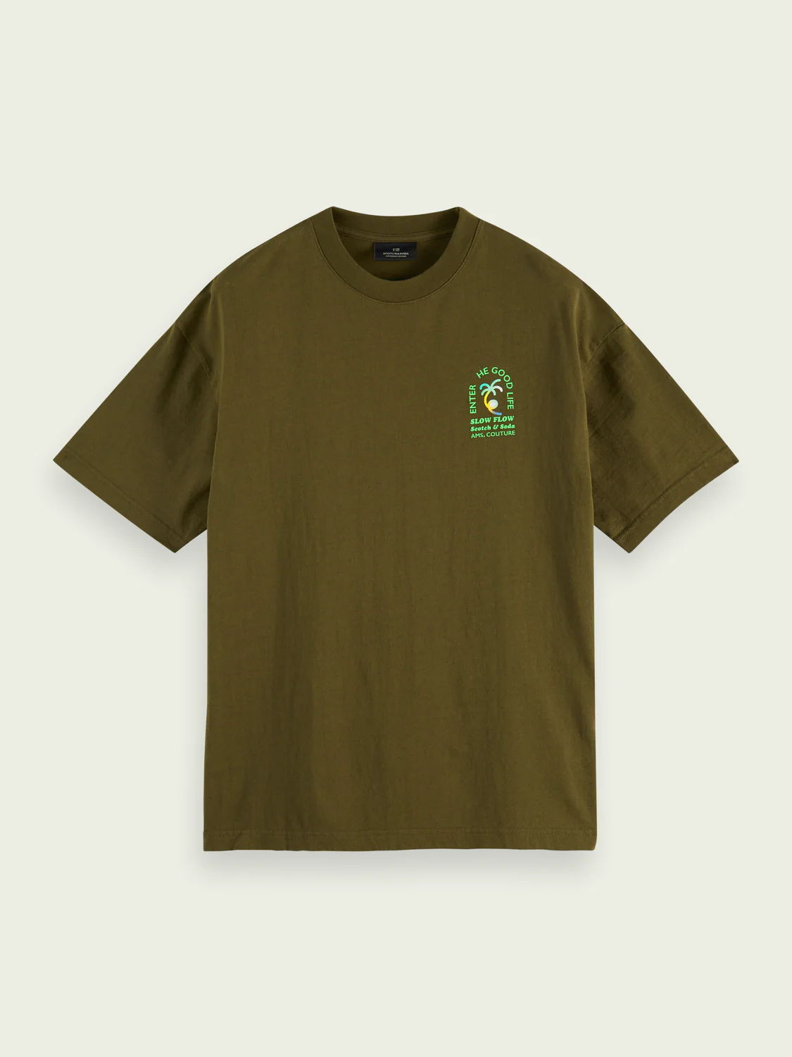 Scotch&Soda Graphic Relaxed Tee - Image 2