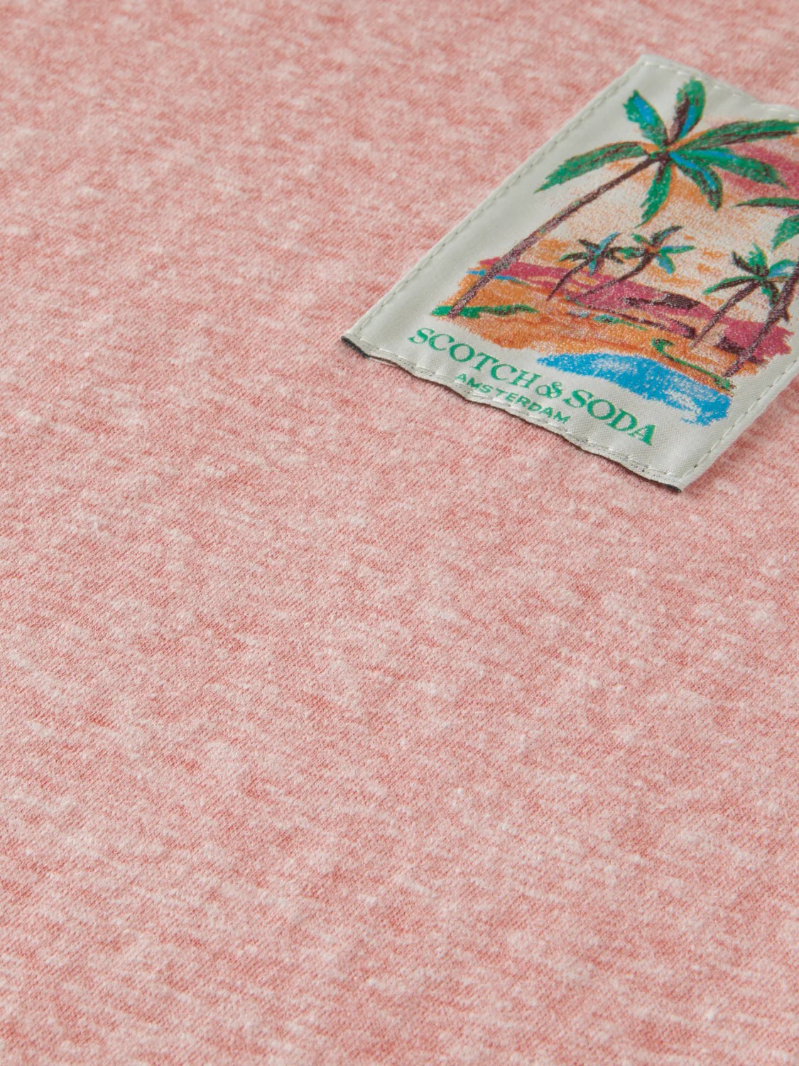 Scotch&Soda Melange Tee In Vulcano (166653) - Image 2