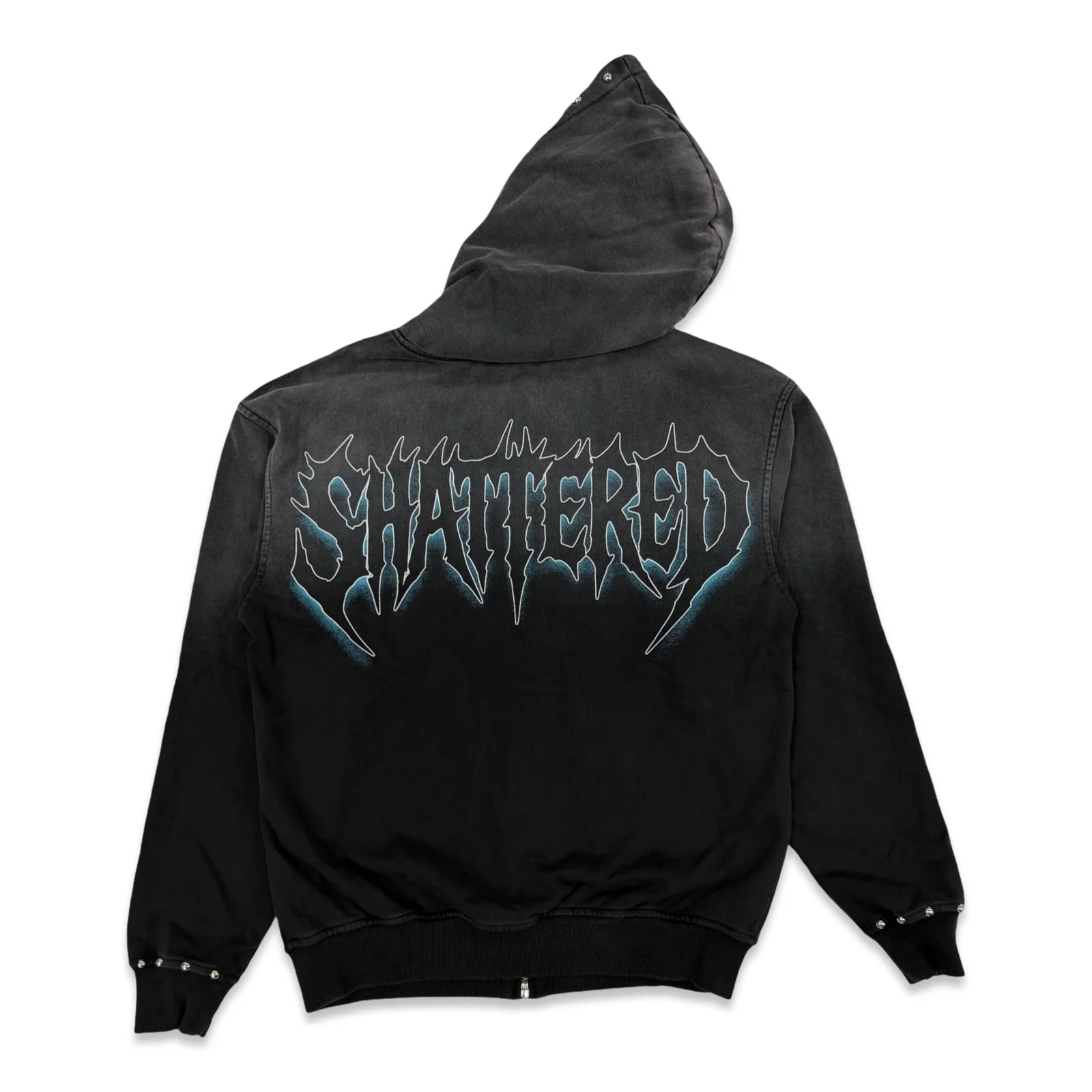 Shattered Hearts “Anxiety” Black Hoodie - Image 2