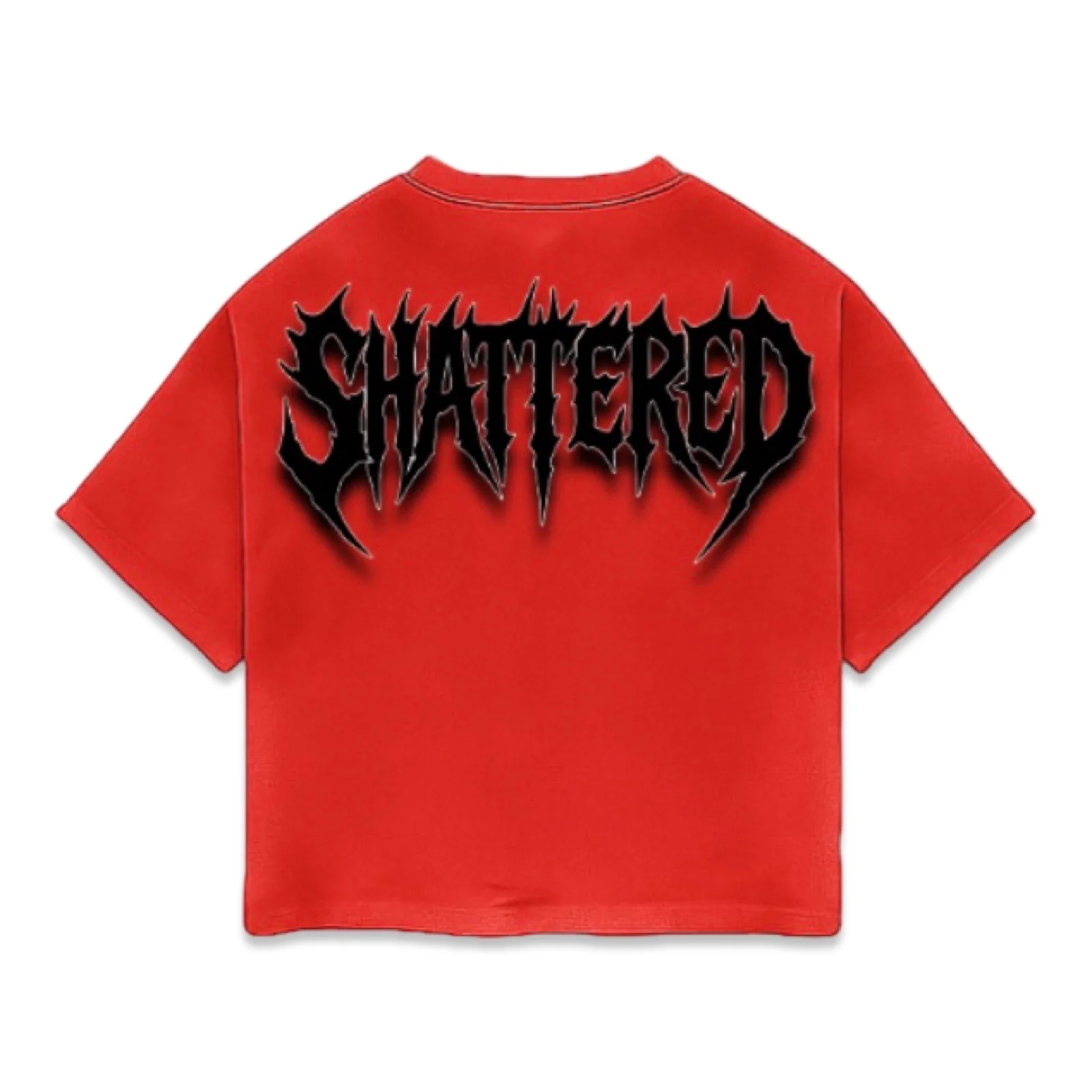 Shattered Hearts “Anxiety” Red Tee - Image 2